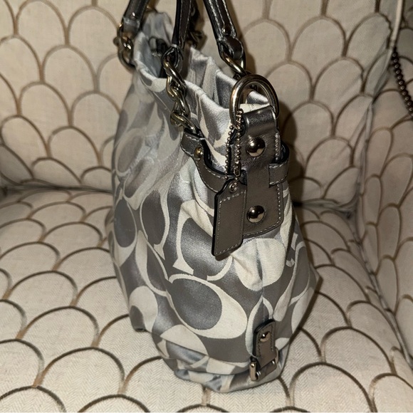 Coach Brooke Sateen Signature Shoulder Bag L1176- F17183 - Picture 5 of 16
